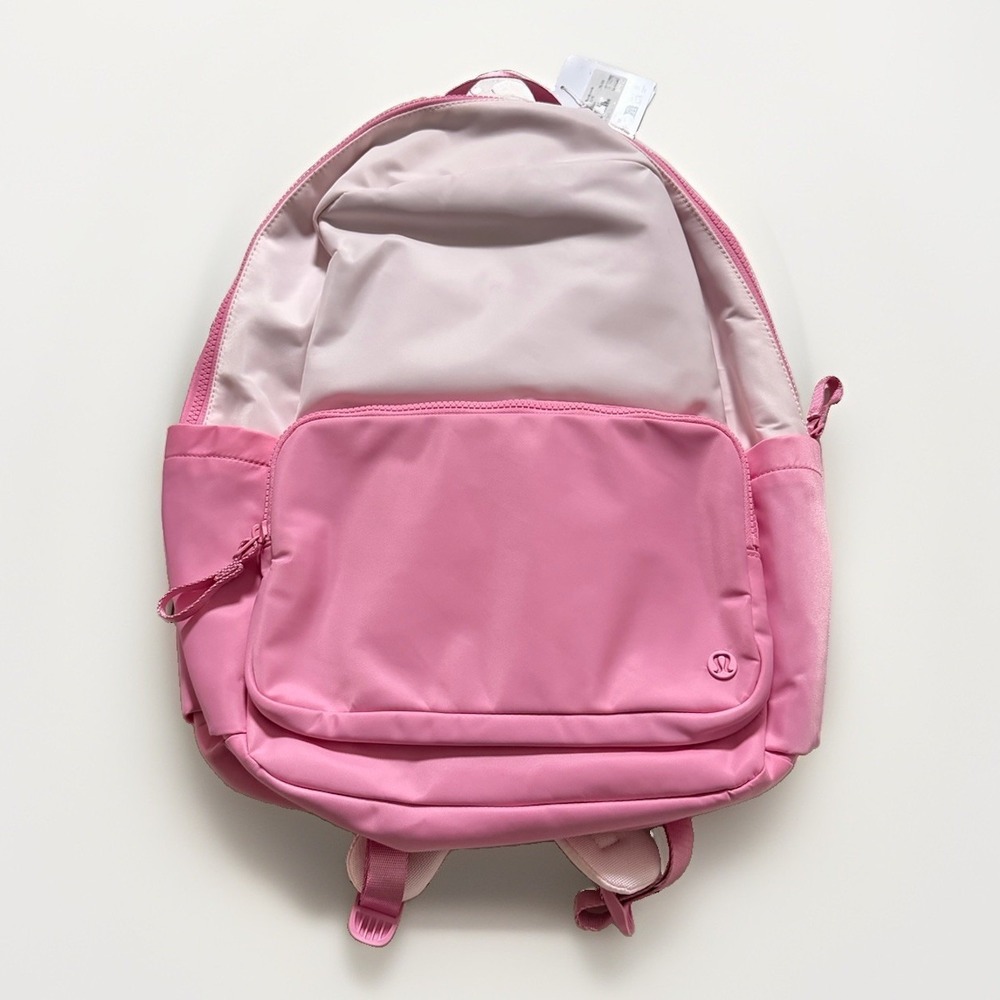 New Lululemon Everywhere Backpack 22L, Color Candy Cloud/Pink Pearl/Wacky Khaki